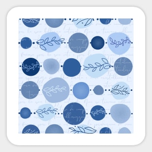 repeating circles pattern Sticker